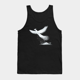 White Phoenix raising from the ashes Tank Top